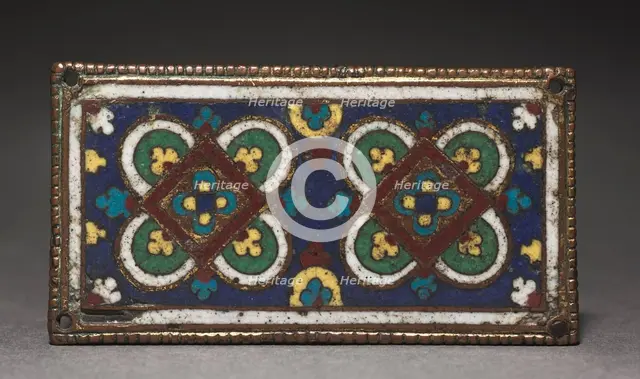 Plaque, probably from a Reliquary Shrine, 1225-1250. Creator: Unknown.