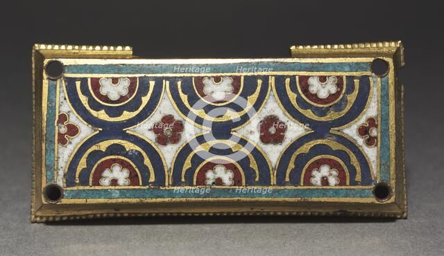 Plaque, probably from a Reliquary Shrine, c. 1180-1190. Creator: Unknown.