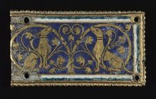 Plaque, probably from a Reliquary Shrine, c. 1200-1250. Creator: Unknown