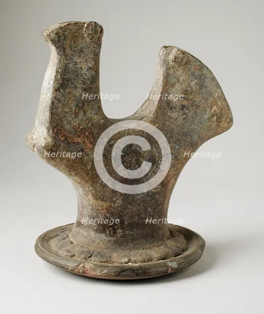 Plaque: Rooster. Creator: Unknown.