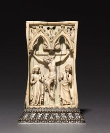 Plaque: The Crucifixion, c. 1345-1365. Creator: Unknown