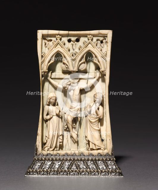 Plaque: The Crucifixion, c. 1345-1365. Creator: Unknown.