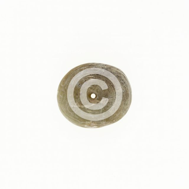 Plaque with Coiled Dragon, Western Zhou period, 10th/9th century B.C. Creator: Unknown.