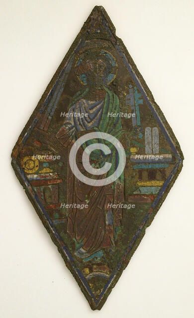 Plaque with Christ as Mediator, Mosan, 1150-60. Creator: Unknown.