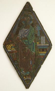 Plaque with Christ as Mediator, Mosan, 1150-60. Creator: Unknown