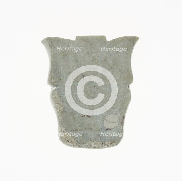 Plaque with Animal Mask, Shang dynasty (c.1600-1046 BC), 13th-11th century B.C. Creator: Unknown.