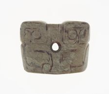 Plaque with Animal Mask, Shang dynasty (c.1600-1046 BC), 13th-11th century B.C. Creator: Unknown