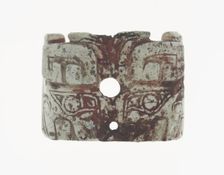 Plaque with Animal Mask, Shang dynasty (c. 1600-1046 BC), 13th-11th century B.C. Creator: Unknown