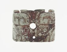 Plaque with Animal Mask, Shang dynasty (c. 1600-1046 BC), 13th-11th century B.C. Creator: Unknown