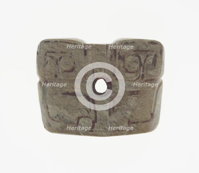 Plaque with Animal Mask, Shang dynasty (c.1600-1046 BC), 13th-11th century B.C. Creator: Unknown.