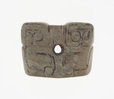 Plaque with Animal Mask, Shang dynasty (c.1600-1046 BC), 13th-11th century B.C. Creator: Unknown