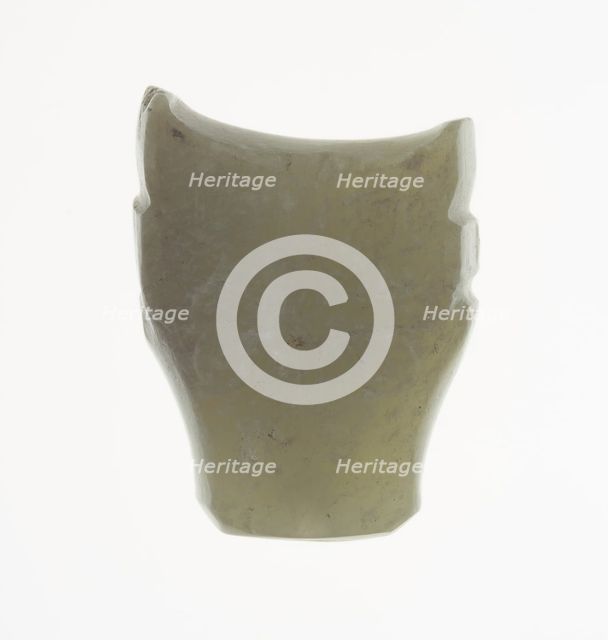 Plaque with Animal Head, Shang period, 13th-11th century B.C. Creator: Unknown.