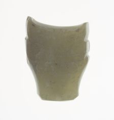 Plaque with Animal Head, Shang period, 13th-11th century B.C. Creator: Unknown