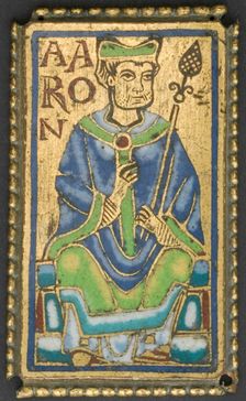 Plaque with Aaron, Meuse, 1160/80. Creator: Unknown