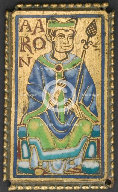 Plaque with Aaron, Meuse, 1160/80. Creator: Unknown.