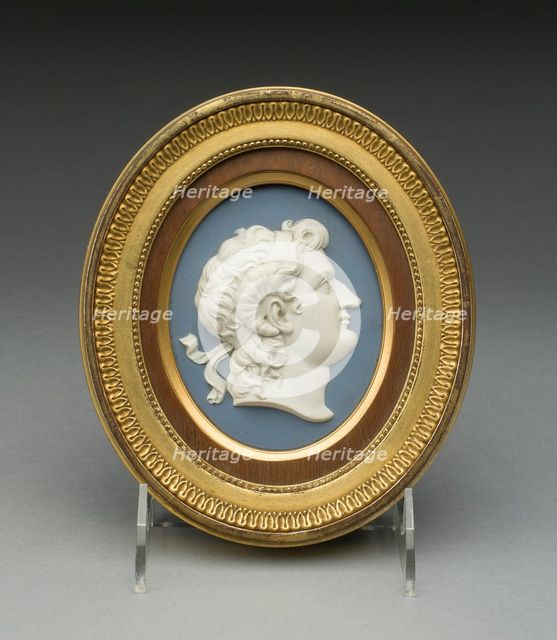 Plaque with Alexander the Great, Burslem, 1775. Creator: Wedgwood.