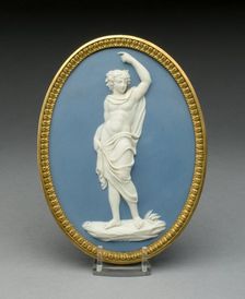 Plaque with Bacchus, Burslem, 1769/80. Creator: Wedgwood