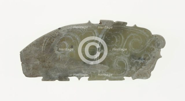 Plaque with Dragon Design, Western Zhou period, 11th/10th century B.C. Creator: Unknown.