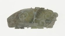 Plaque with Dragon Design, Western Zhou period, 11th/10th century B.C. Creator: Unknown