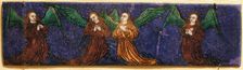 Plaque with Four Angels, French, 16th century. Creator: Unknown