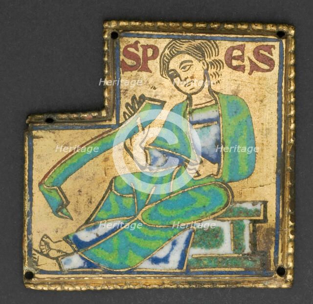 Plaque with Hope, Meuse, 1160/80. Creator: Unknown.