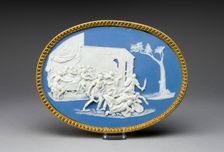 Plaque with Marriage Feast of Perseus and Andromeda, Burslem, 1800. Creator: Wedgwood