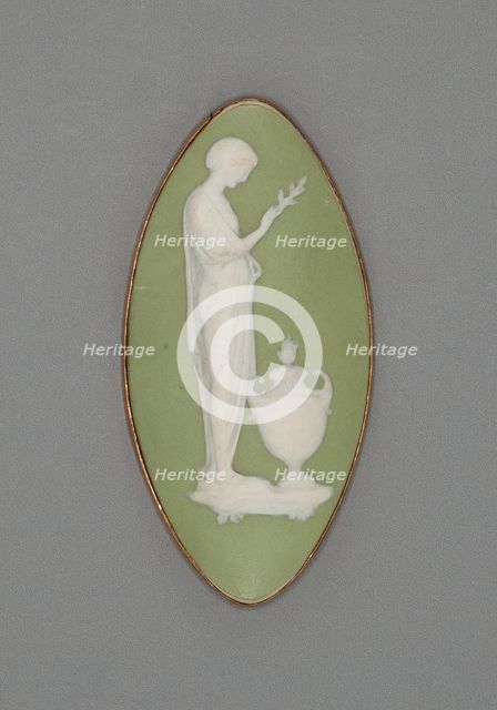 Plaque with Sacrifice, Burslem, Late 18th century. Creator: Wedgwood.