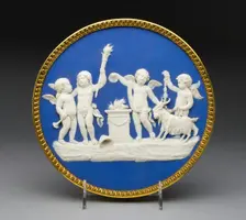Plaque with Sacrifice to Hymen, Burslem, 1789. Creator: Wedgwood