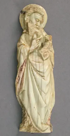 Plaque with Saint John the Baptist, French, ca. 1400. Creator: Unknown
