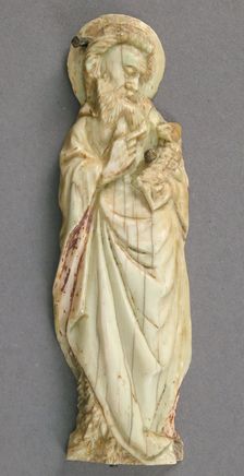 Plaque with Saint John the Baptist, French, ca. 1400. Creator: Unknown