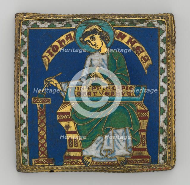 Plaque with Saint John the Evangelist, German, ca. 1175-1200. Creator: Unknown.