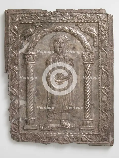 Plaque with Saint Paul, Byzantine, 550-600. Creator: Unknown.