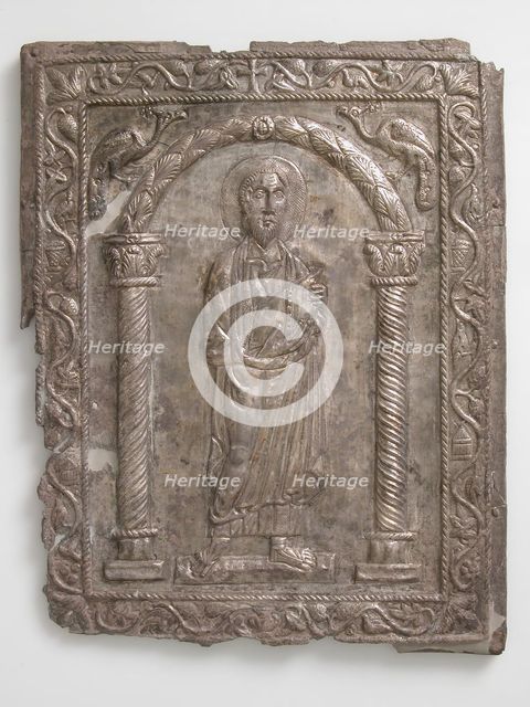 Plaque with Saint Paul, Byzantine, 550-600. Creator: Unknown.