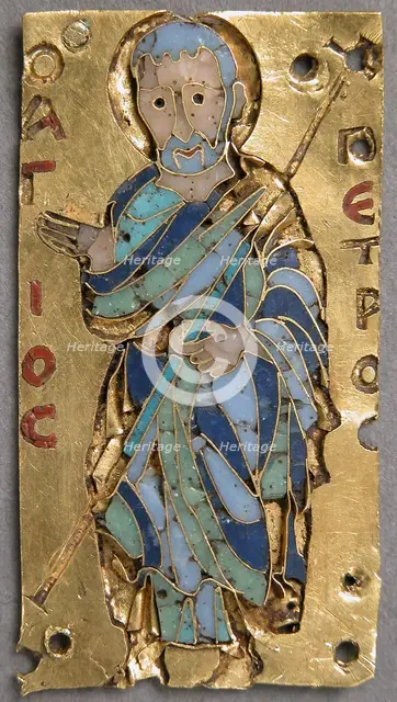 Plaque with Saint Peter, Byzantine, 11th century. Creator: Unknown.