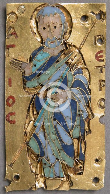 Plaque with Saint Peter, Byzantine, 11th century. Creator: Unknown.