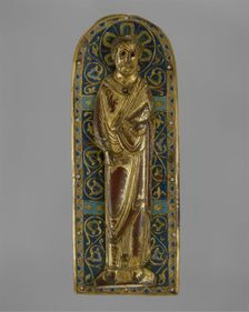 Plaque with Saint Peter, French, ca. 1185-1200. Creator: Unknown