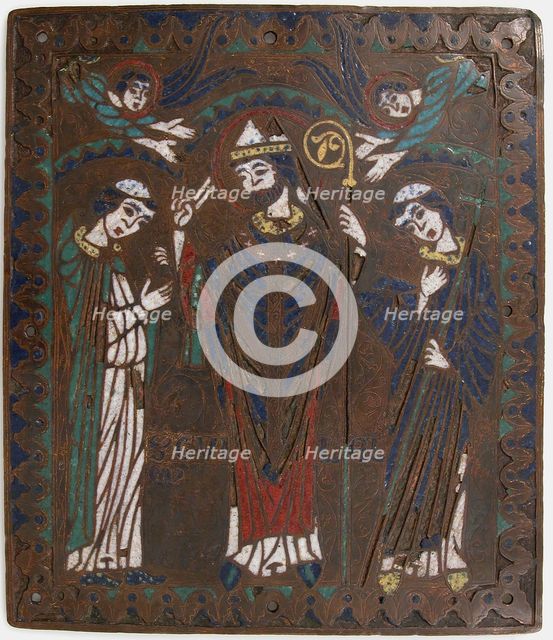 Plaque with Saint William of Bourges, French, ca. 1218-25. Creator: Unknown.