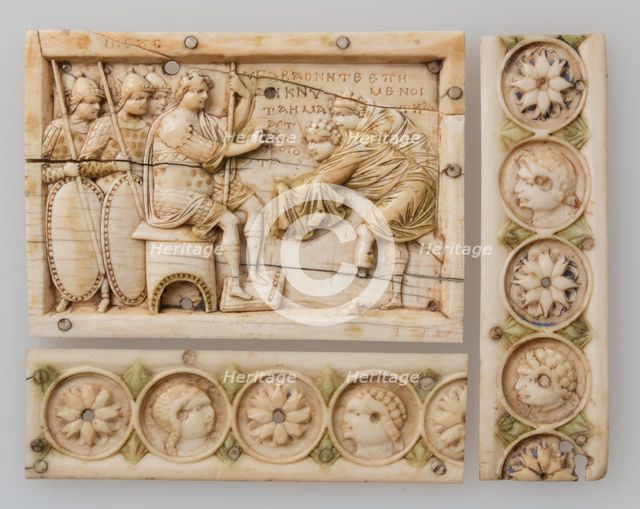 Plaque with Scenes from the Story of Joshua, Byzantine, 900-1000. Creator: Unknown.