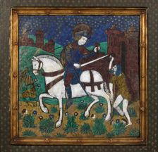 Plaque with St. Martin and the Beggar, French, 16th century. Creator: Unknown