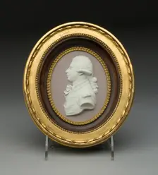 Plaque with Portrait of George Augustus Frederick, Burslem, c. 1790. Creator: Wedgwood