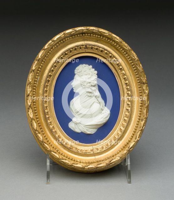Plaque with Portrait of Mrs. William Eden, Lady Auckland, Burslem, c. 1789. Creator: Wedgwood.