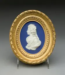 Plaque with Portrait of Mrs. William Eden, Lady Auckland, Burslem, c. 1789. Creator: Wedgwood