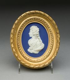 Plaque with Portrait of Mrs. William Eden, Lady Auckland, Burslem, c. 1789. Creator: Wedgwood