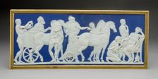 Plaque with Priam and Achilles, Burslem, c. 1790. Creator: Wedgwood