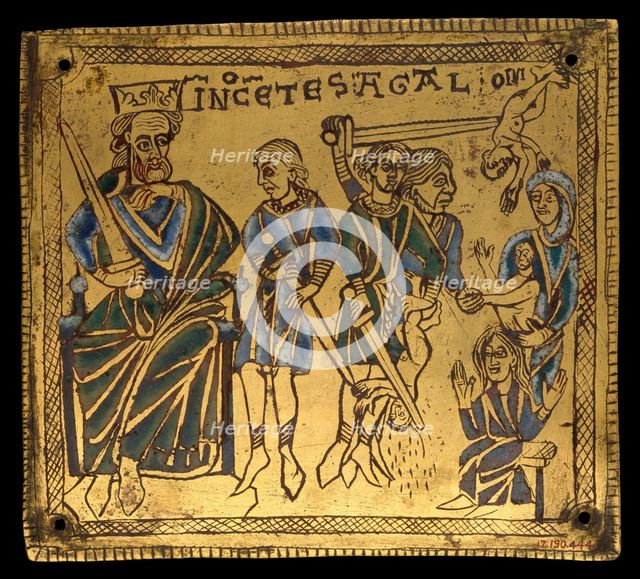 Plaque with the Massacre of the Innocents, German, ca. 1150. Creator: Unknown.