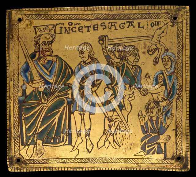 Plaque with the Massacre of the Innocents, German, ca. 1150. Creator: Unknown.