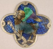 Plaque with the Ox of Saint Luke, Catalan, 14th century. Creator: Unknown