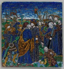 Plaque with The Betrayal of Christ, French, 15th century. Creator: Monvaerni