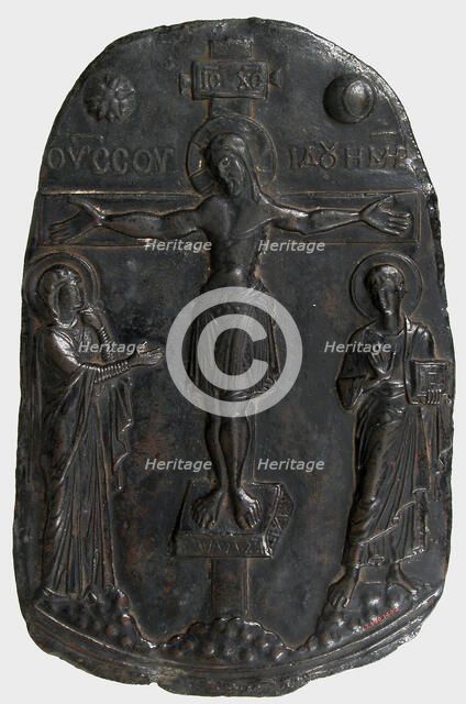 Plaque with the Crucifixion, European, 16th century. Creator: Unknown.