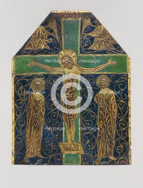 Plaque with the Crucifixion, French, 13th century. Creator: Unknown.
